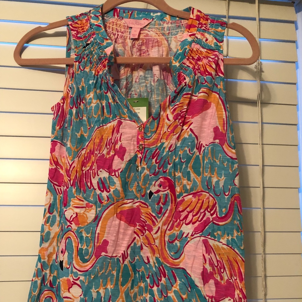 NWT Lily Pulitzer Flamingo Top